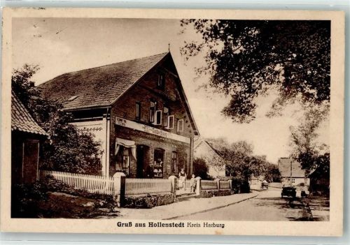 Hollenstedt Geschäft Gustav Bösing Bahnpost Buchholz Zug 957