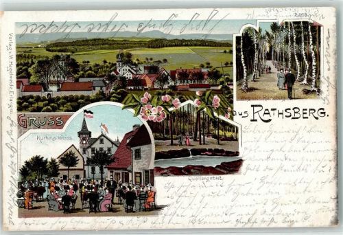 Rathsberg 1901 Kurhaus Weiss Quellengebiet