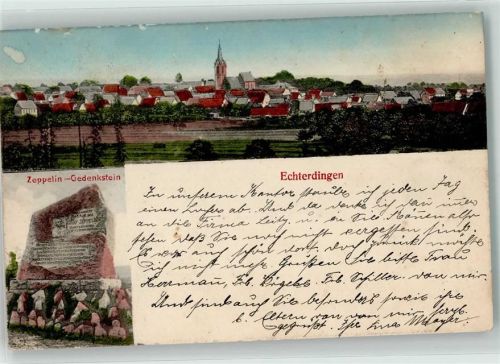 70771 W7022 Echterdingen 1917 - Graf Zeppelin Gedenkstein