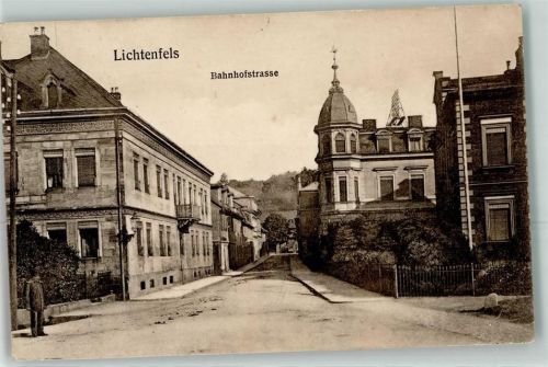 Lichtenfels 1907 Bahnhofstraße