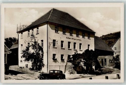 71272 W7253 Renningen - Gasthaus u. Metzgerei zum Hirsch Oldtimer