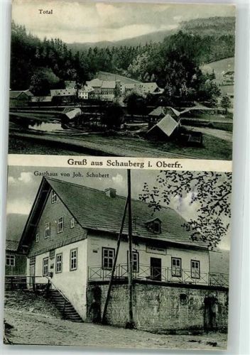 Schauberg Gasthaus von Joh. Schubert