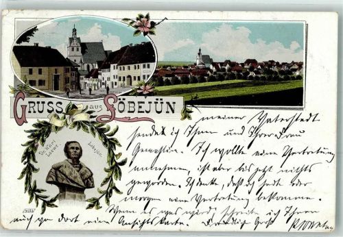 Löbejün 1906 Denkmal Dr. Karl Loewe