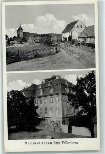 04895 O7901 Martinskirchen , Elbe - Dorfstraße Schule