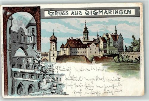 Sigmaringen 1899 Burg