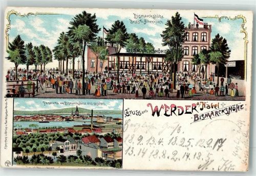 Werder 1900 Gasthaus Bismarckhöhe G. Altenkirch