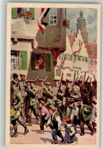 Deutsche Jugendwehr Nr. 1 Ausmarsch