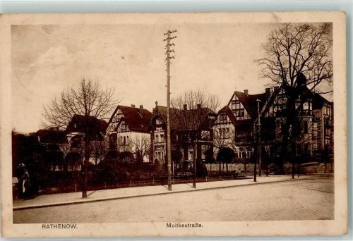Rathenow 1916 Moltkestraße Feldpost Reserve-Lazarett Abt. Schützen