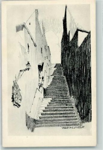 Wien 1. Bezirk, Innere Stadt Architekt Leopold Wolf Aus dem Schmierbuch der Architekten-Vereinigung Wiener Bauhütte Vereinsstiege Nr 10 Architekt