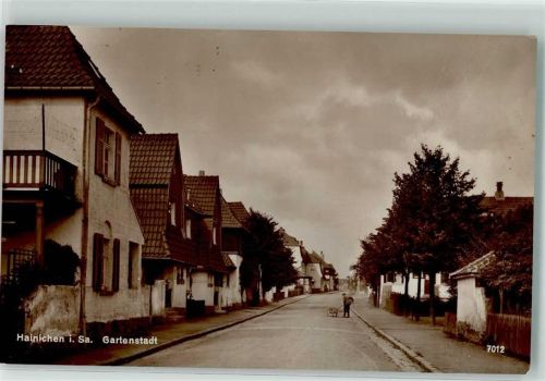 Hainichen Gartenstadt Bahnpost Chemnitz-Rosswein Zg. 1414