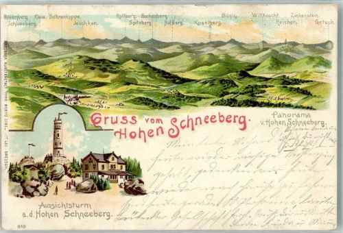 Decinsky Sneznik Panorama aussichtsturm