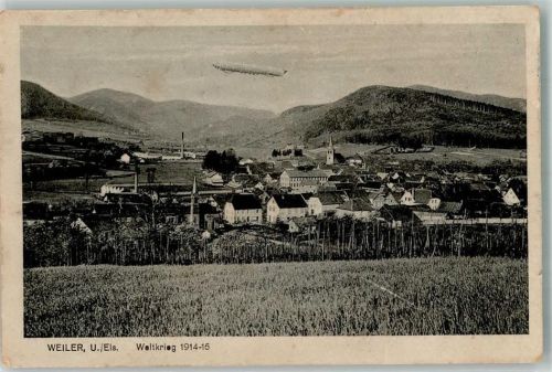 Willer 1918 Zeppelin Luftschiff Weltkrieg 1914 - 1916
