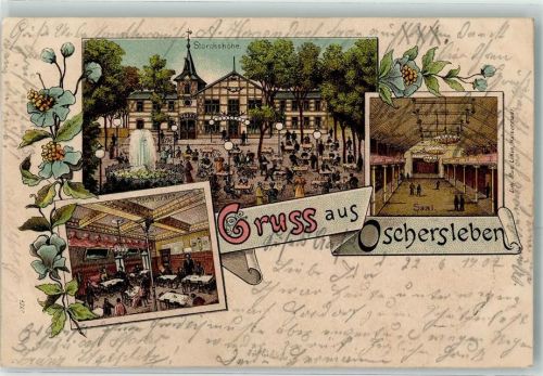 Oschersleben 1902 Gasthaus Storchshöhe