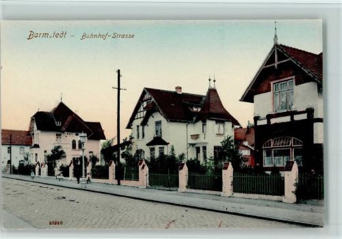 Barmstedt Bahnhofstrasse , sehr gute Erhaltung AK