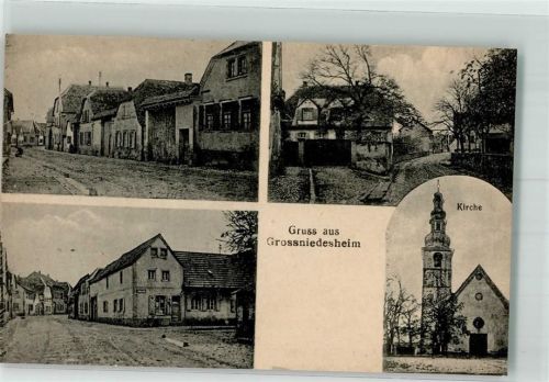 67259 W6711 Großniedesheim - Dorfstraßenansichten