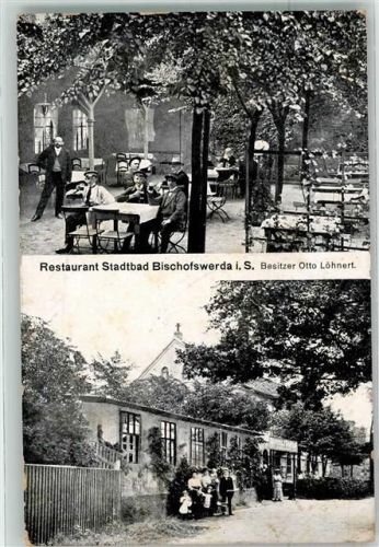 01877 O8500 Bischofswerda 1915 - Gasthaus Stadtbad Feldpost 2. Kompagnie II. Ersatz Bataillon