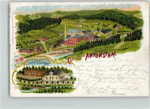 Antonsthal 1899 Gasthaus zum Forsthaus