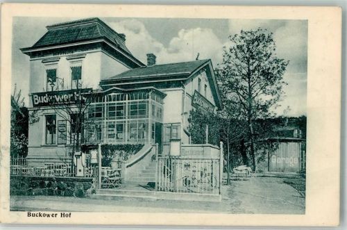 Buckow Hotel-Gasthaus Buckower Hof Hotelstempel