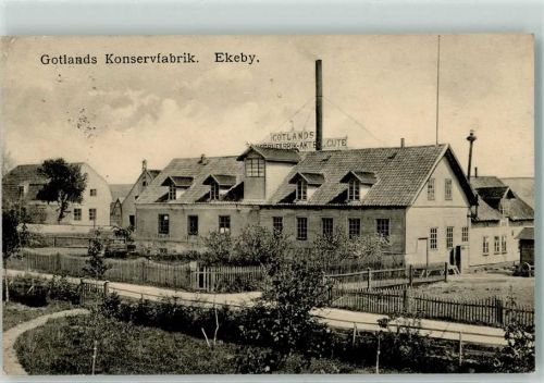 Helsingborg 1914 Gotlands Konservenfabrik Ekeby