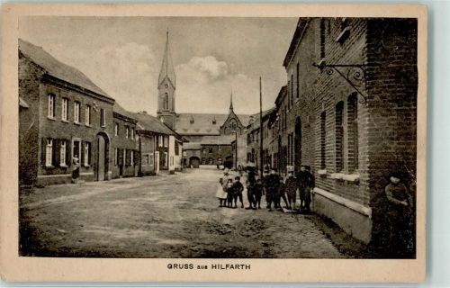 41836 W5142 Hilfarth - Ortsstraße Kinder Kirche St. Leonhard