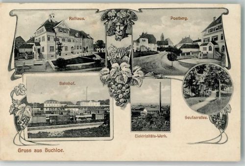 Buchloe Bahnhof Rathaus Elektrizitäts-Werk Seufzerallee Postberg