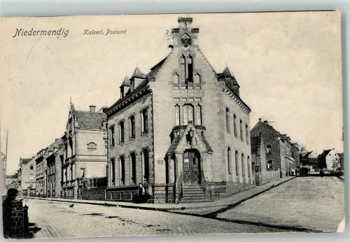 Niedermendig 1913 Kaiserliches Postamt