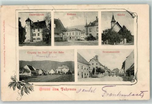 Fahrnau Ehnerfahrnau Rathaus Kirche
