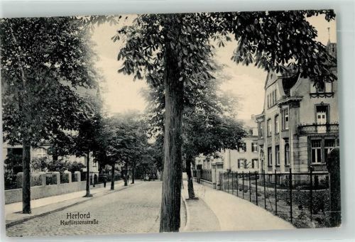 Herford 1911 Kurfürstenstraße