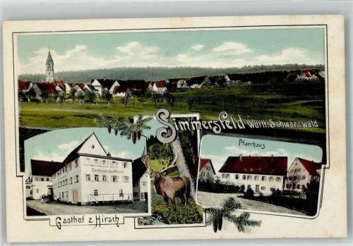 Simmersfeld Gasthaus z. Hirsch Pfarrhaus