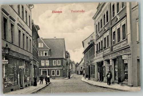 Lutherstadt Eisleben 1916 Freiestraße Kgl. Bayer. Lazarett Eisleben