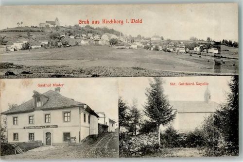 Kirchberg i. Wald St. Gotthard-Kapelle Gasthaus Mader