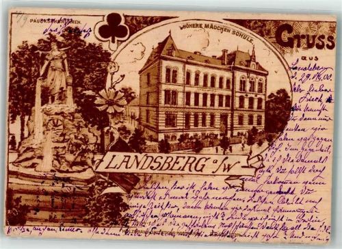 Kernein 1900 Höhere Mädcheschule Pauckschbrunnen