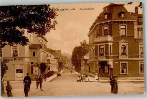 Sangerhausen 1915 Bahnhofstraße