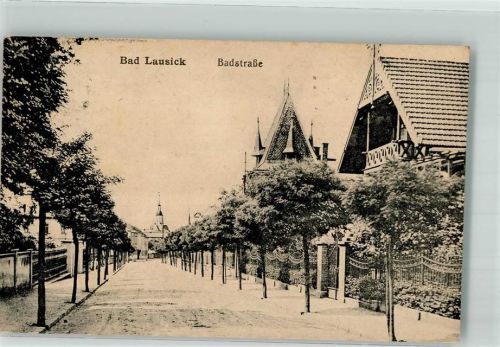 Bad Lausigk 1922 Badstraße