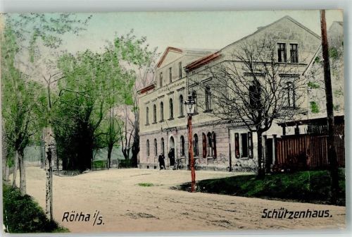 Rötha 1911 Gasthaus Schützenhaus