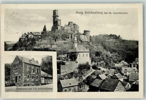 56346 W5422 St. Goarshausen - Burg Reichenberg Gasthaus zum Tal