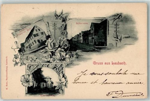 35321 W6312 Laubach , Hess 1902 - Johann Friedrich Stift Stiftstraße Krankenhaus