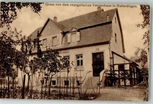 79364 W7831 Malterdingen Foto AK Ev. Vereinshaus