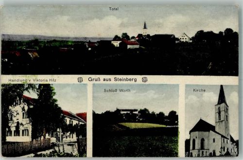 Steinberg Schloß Warth Handlung Hilz Dorfkirche