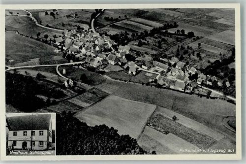 Falkendorf Fliegeraufnahme Gasthaus Schnappauf