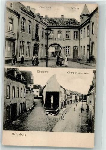 Heinsberg 1907 Pfarrhaus Rathaus Kirchberg Obere Hochstraße