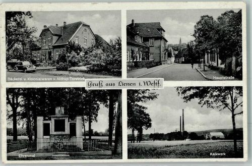 Lienen Bäckerei Aldrup-Torstrick Hauptstraße Ehrenmal Kalkwerk