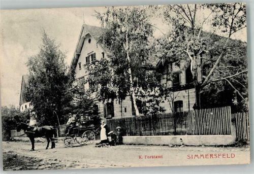 Simmersfeld 1909 Königl. Forstamt