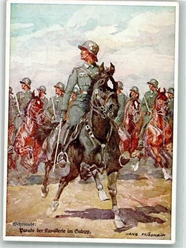 1935 Parade sign. Hans Friedmann Die Postkarte der Wehrmacht Folge I/1