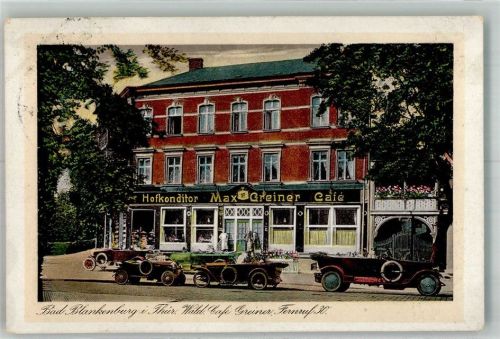 Bad Blankenburg Cafe-Conditorei Max Greiner