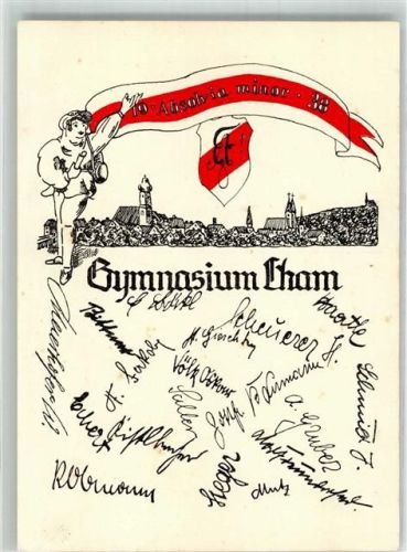 Cham Gymnasium Absolvia minor 1938