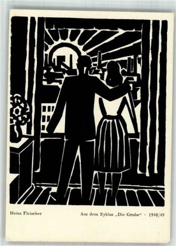 Berlin Mitte 1956 Der Graphische Zyklus - Die Grube - 1948/49