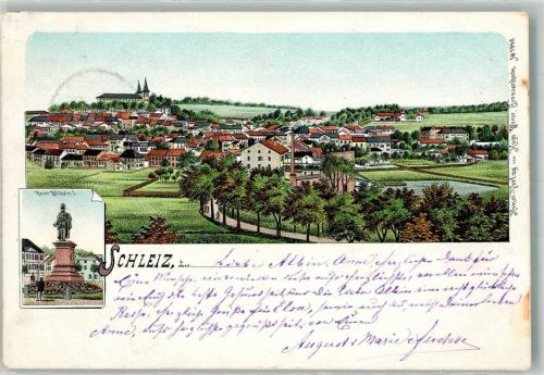 Schleiz 1902 Kaiser Wilhelm I.-Denkmal