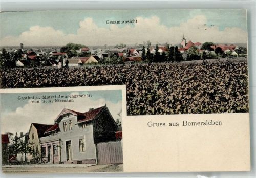 Domersleben Gasthaus-Materialwarenhandlung Niemann