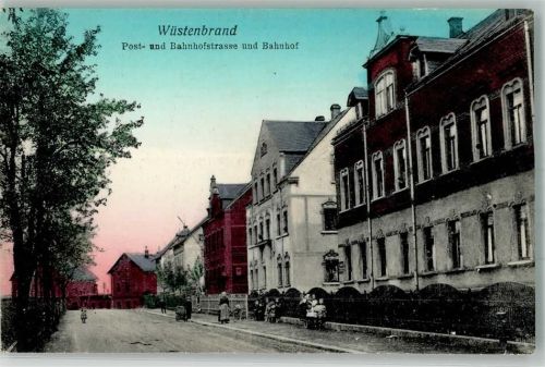 09337 O9274 Wüstenbrand - Poststraße und Bahnhofstraße Bahnhof